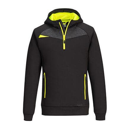 PORTWEST DX467BKRXL - Sweat à capuche avec fermeture éclair noir