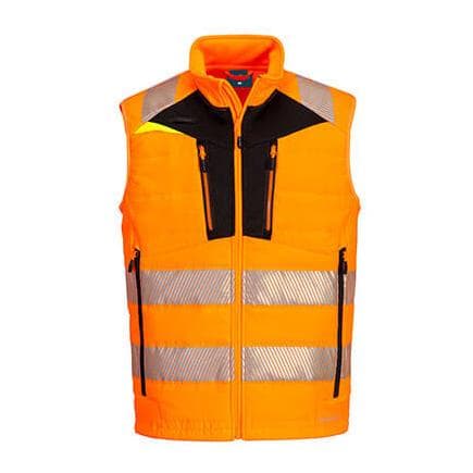 PORTWEST DX479OBRM - Gilet Softshell haute visibilité DX4 orange/noir