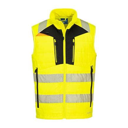 PORTWEST DX479YBRM - Gilet Softshell haute visibilité DX4 jaune/noir