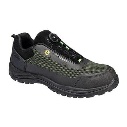 PORTWEST FE05BGN42 - FX2 Girder Composite S3S ESD SR FO chaussures de travail de sécurité noir/vert