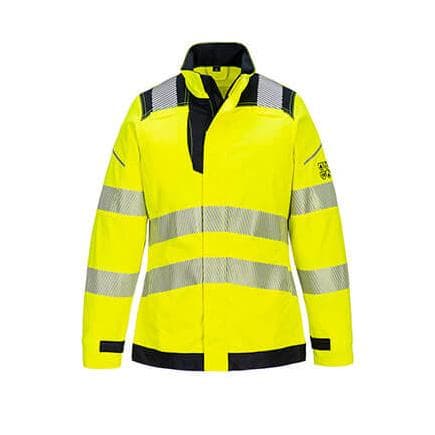 PORTWEST FR715YBRM - Veste de travail pour femmes PW3 FR Hi-Vis Jaune/Noir