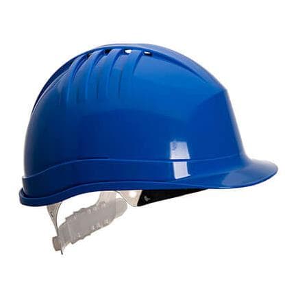 PORTWEST PS60RBR - Casque de sécurité Expertline (roue à cliquet) Bleu Royal