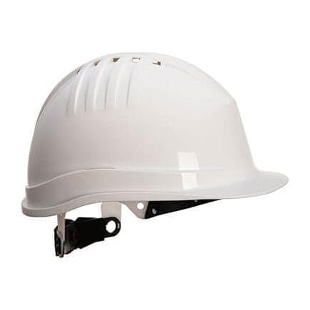 PORTWEST PS62WHR - Casque de sécurité Expertline (roue à cliquet) Blanc