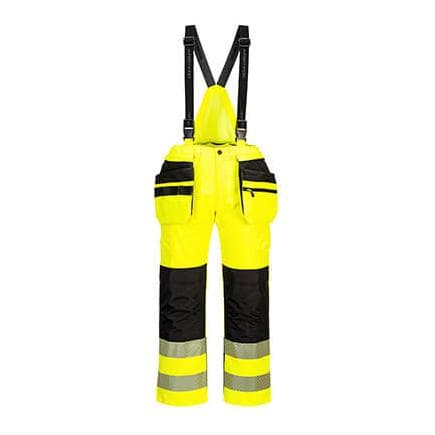 PORTWEST PW356YBRXL - Cotte à bretelles PW3 haute-visibilité Jaune/Noir