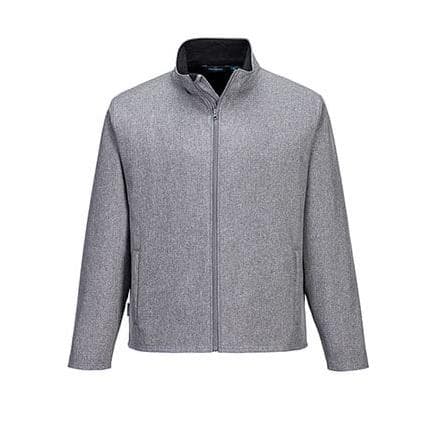 PORTWEST TK20GMRXXL - Softshell homme Print & Promo (2 couches) Gris Marl