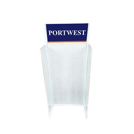 PORTWEST Z533ONR - Présentoir gants/EPI orange/bleu marine