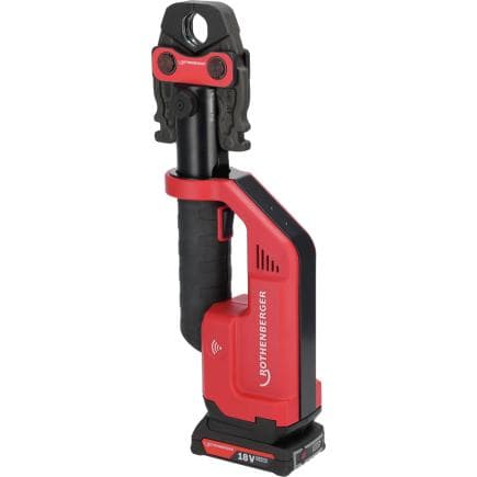ROTHENBERGER 1000004272 - Presse à tubes sur batterie ROMAX COMPACT III Basic Machine (avec 2 batteries et chargeur)