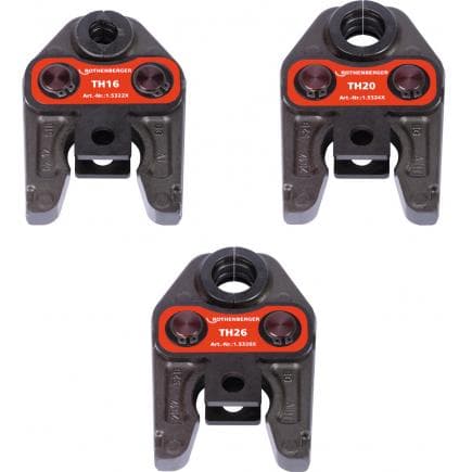ROTHENBERGER 015063X - Jeu de presse Standard TH 16-20-26 mm