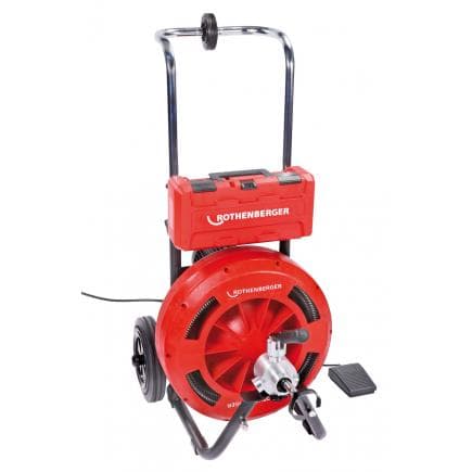 ROTHENBERGER 1000001713 - Machine à nettoyer les tuyaux Rodrum L 16 avec jeu d'outils de 16 mm