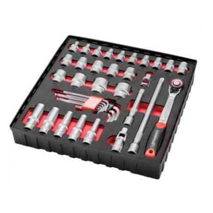 ROTHENBERGER 1000002183 - Jeu de douilles hexagonales 1/2" (38 pcs)