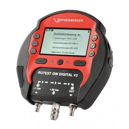 ROTHENBERGER - Detection des fuites Rouge GW Digital V3 gaz/eau