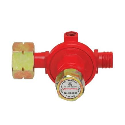 ROTHENBERGER 32081 - Régulateur de propane réglable en continu 1 - 4 bar, W21,8x1/14"LH, G3/8"