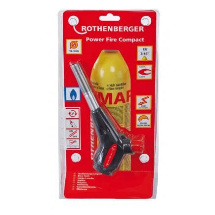 ROTHENBERGER - Brûleur Power Fire Compact Set avec gaz MAPP A