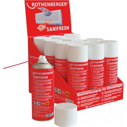 ROTHENBERGER 85800 - Sanifresh sprays de nettoyage présentoir (12 pcs)