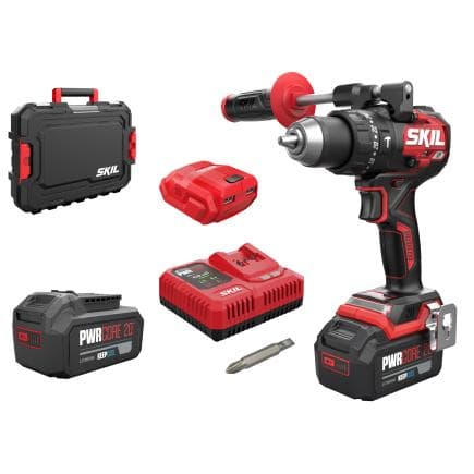 SKIL CD1E3085HB - Perceuse à percussion sans fil " XP brushless " (avec 2 batteries 4Ah et chargeur)