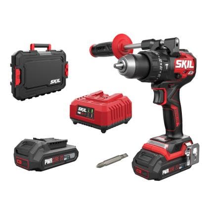 SKIL CD1E3085HC - Perceuse à percussion sans fil " XP brushless " (avec 2 batteries 2Ah et chargeur)