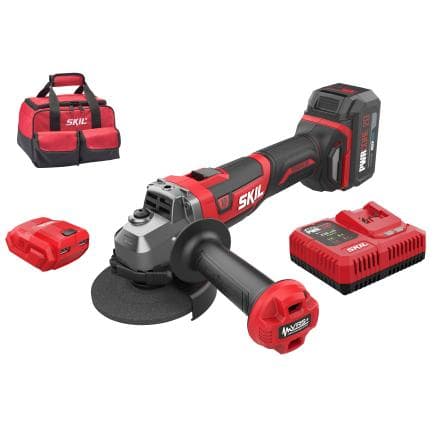SKIL AG1E3930DB - Meuleuse d’angle sans fil " SKIL XP brushless " (avec batterie 4Ah et chargeur)