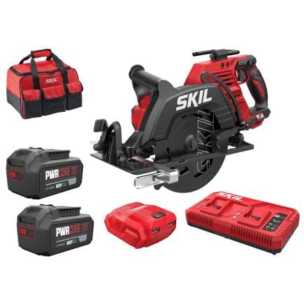 SKIL SW1E3572EA - Scie circulaire sans fil " SKIL XP brushless " (avec 2 batteries 4Ah et chargeur)