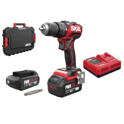SKIL CD1E3075HA - Perceuse à percussion sans fil " Compact brushless " (avec 2 batteries 2-4 Ah et chargeur)