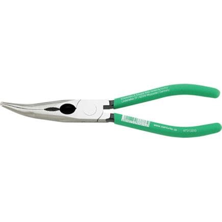 STAHLWILLE 67313160 - Pince téléphonique de forme courbée (forme B 45°) avec tête polie