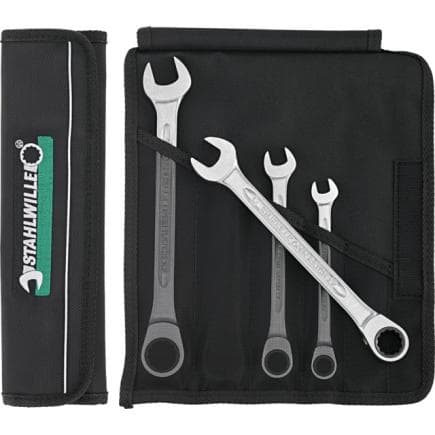 STAHLWILLE 96401704 - Jeu de clés mixtes à cliquet 10-19mm (4 pcs.)