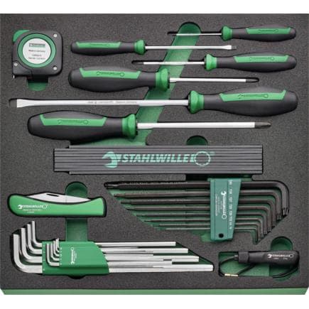 STAHLWILLE 96830268 - Assortiment de tournevis et clés Allen (27 pcs.)