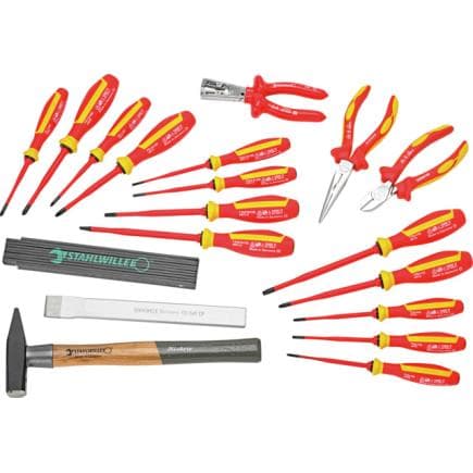 STAHLWILLE 98810303 - Jeu d'outils multifonctions VDE (19 pièces)
