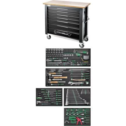 STAHLWILLE 98830205 - Jeu d’outils avec établi tiroirs7 (238 pcs.)