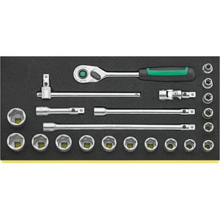 STAHLWILLE 96830367 - Jeu de cliquets, accessoires et douilles 3/8''