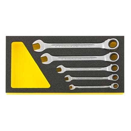 STAHLWILLE 96830652 - Jeu de clés à cliquet à empreinte TCS (5 pièces)