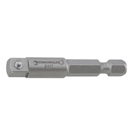 STAHLWILLE 31190000 - Connecteur embout 1/4" hexagonal - carré 1/2" 50mm