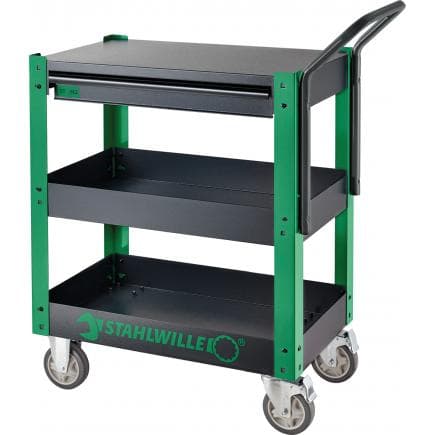 STAHLWILLE 81300612 - Chariot de service avec 1 tiroir et 2 étagères