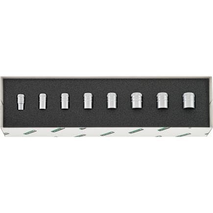 STAHLWILLE 96017706 - Jeu de douilles hexagonales doubles 1/4" (8 pcs.)