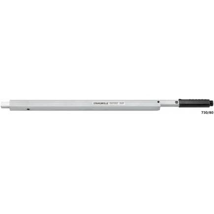 STAHLWILLE 50180080 - Clés dynamométriques MANOSKOP® 730 avec attachement à embout - 160–800 Nm (120–600 ft·lb) - DIN EN ISO 6789-2