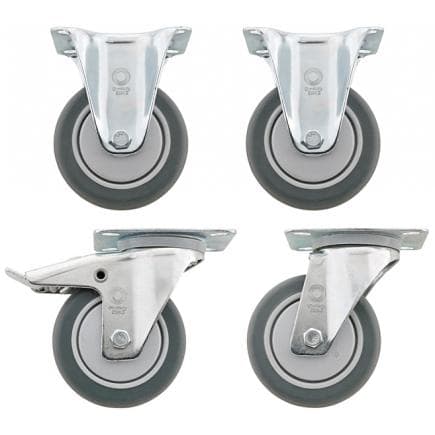 STAHLWILLE 81490000 - Jeu de roulettes pour servante d'atelier 90/6A 6 tiroirs vide