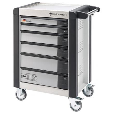 STAHLWILLE 81200058 - Chariot d'atelier TTS avec 6 tiroirs vide