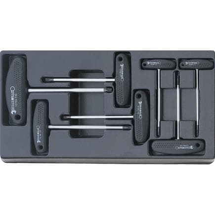 STAHLWILLE 96838129 - Assortiment de tournevis TORX® avec poignée en T (7 pcs.)