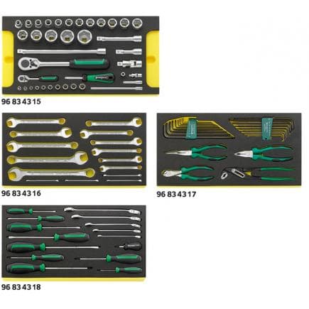 STAHLWILLE 97842803 - Assortiment d'outils pour chariot à outils n° 13217 (89 pièces)