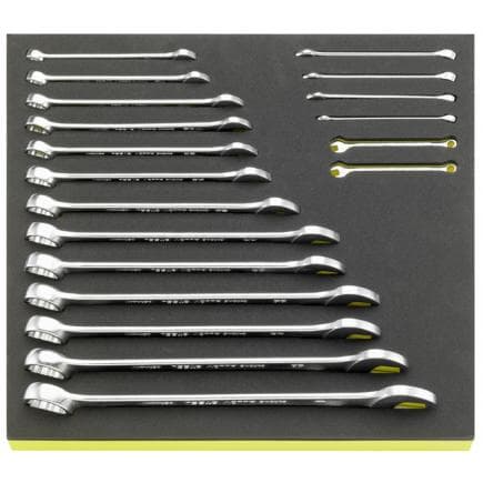 STAHLWILLE 96838778 - Clés mixtes avec impression TCS (19 pcs.)