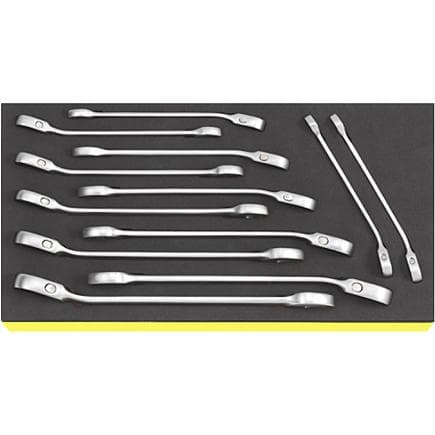 STAHLWILLE 96830649 - Clés à cliquet à empreinte TCS (12 pcs.)