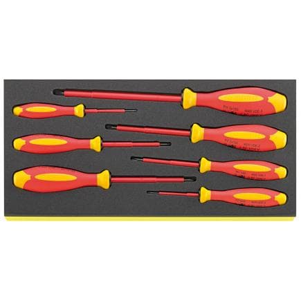 STAHLWILLE 96838785 - Assortiment de tournevis DRALL + à empreinte TCS (7 pcs.)