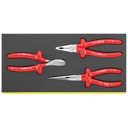 STAHLWILLE 96838770 - Jeu de pinces avec impression TCS (3 pcs.)