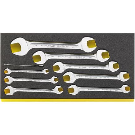 STAHLWILLE 96830124 - Clés à fourche doubles en insert TCS (9 pcs.)
