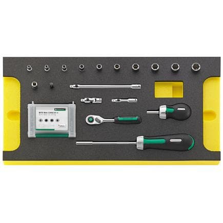 STAHLWILLE 96830132 - Jeu de cliquets 1/4" avec douilles et accessoires en insert TCS (39 pcs.)