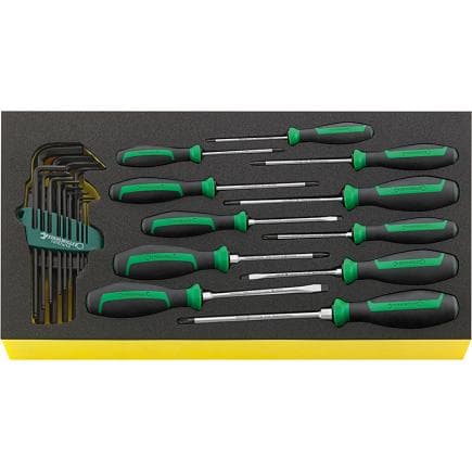 STAHLWILLE 96830126 - Jeu de tournevis DRALL+ en insert TCS (24 pcs.)