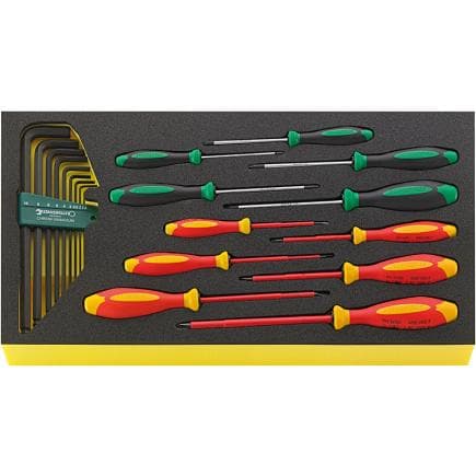 STAHLWILLE 96830129 - Jeu de tournevis DRALL+ en insert TCS (20 pcs.)