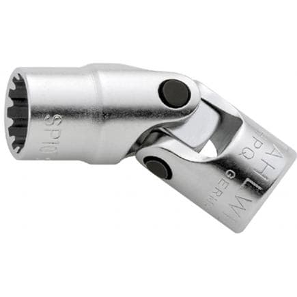 STAHLWILLE 01542016 - Douilles articulées Spline Drive 1/4", métriques
