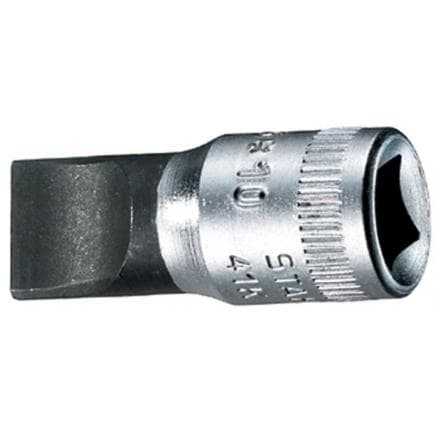 STAHLWILLE 01280008 - Douilles pour tournevis 1/4" pour vis à fente, courtes (métriques)