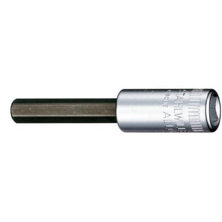 STAHLWILLE 01050005 - Clé à douille 1/4" INHEX pour vis six pans creux, métriques - DIN 7422