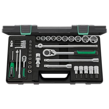 STAHLWILLE 96011160 - Assortiment de douilles 1/4'', 1/2'' Carré (38 pcs.)
